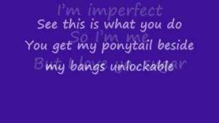 Ashley Tisdale Hair with Lyrics