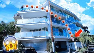 IMPOSSIBLE BASKETBALL TRICK SHOTS!! (NEW HOUSE)