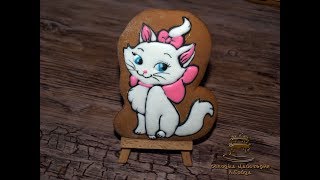 Как сделать пряник кошечка Мари и котята