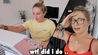 i destroyed what Zoella sent me!!! wtf saffron?! ??