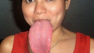Самый длинный язык ! Long tongue