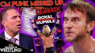 CM Punk Made A Big MISTAKE! .. (LEAKED WWE Royal Rumble 2020 RETURN?!)