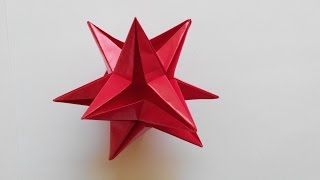 Звезда 3D оригами, Star 3D origami