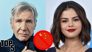 Top 5 Celebrities Banned From China