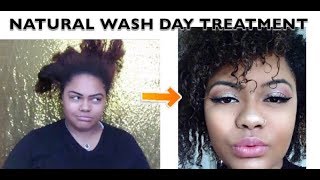 Natural Hair Wash Day Routine | SHANICEMARIE
