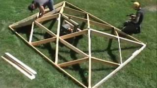 World's Fastest Wooden Hip Roof