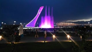 Поющий фонтан в Сочи под песню КУКУШКА, красотище 2016