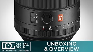 Sony FE 85mm f/1.4 GM Lens (SEL85F14GM) | Unboxing & Overview