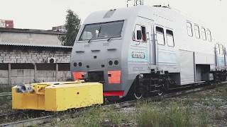 Маневровый тягач на колёсно-рельсовом ходу
