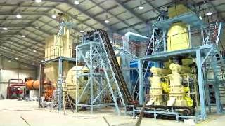Yulong wood pellets production line installed in Korea