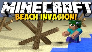 MINECRAFT BEACH INVASION! (HD)