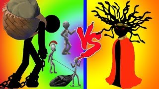 Stick War 2 - Giant Boss Vs Medusa Final Boss