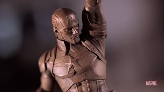 Making of the Captain America's 75th Statue