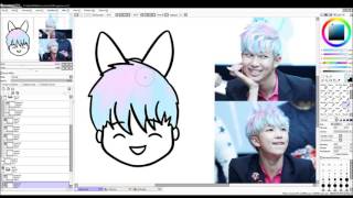 Speed Painting - Rapmon BTS Fanart