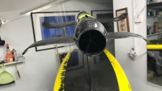 PART 1 ELECTRIC JET SURF SUP FOIL, FULL CARBON FIBER  prototype 1