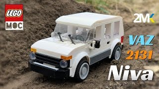 ВАЗ 2131 НИВА из LEGO | видео-инструкция | MOC#10