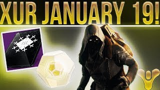 Destiny 2 New Xur Location & Exotic Inventory January 19th. Exotic Loot, Fated Engram & More!