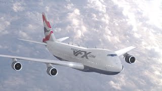 Element 3D / Adobe After Effects 3D Plane flying