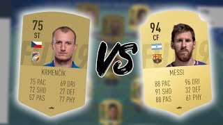 KRMENČÍK vs MESSI ? LEO NENÍ Z TÉTO PLANETY! FIFA 19 CZ