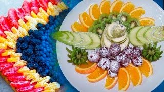 ☀Праздничное оформление фруктовой нарезки