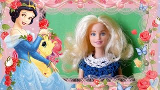Как связать крючком ажурный воротник для куклы Барби, Монстер Хай Barbie   Monster High