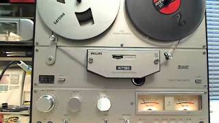 The Philips N7150 reel to reel 1980-83 Demonstration and inside look.