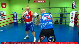 17-ые рейтинговые бои Лига бокса г. Москвы – 05.03.16 г. до 91 + кг.