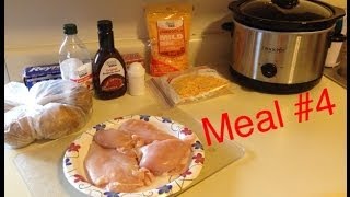 CROCKPOT-  BBQ CHICKEN DINNER