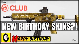 *NEW* BIRTHDAY WEAPON SKINS FOR UBISOFT CLUB CHALLENGES!? Rainbow Six Siege NEWS LEAKED