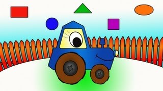 Мультфильмы про рабочие машины - Трактор - Весёлая Мозаика