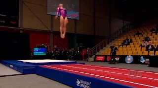 ЧМ по прыжкам на акробатической дорожке - 2015 (команды/женщины)
