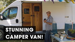 64-Year-Old Woman Travels Full-Time in This Stunning Camper Van!  (Home on the Road #2)