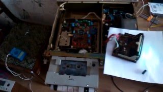 Магнитофон-приставка Радиотехника МП-7301-Стерео. Заработала индикация