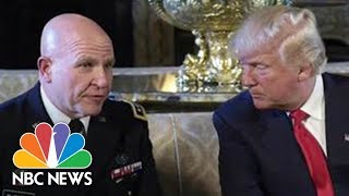 H.R. McMaster The Latest In President Donald Trump's White House Staff Shakeups | NBC News
