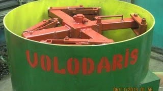 Самодельная бетономешалка, крупная фракция -Compulsory mixer