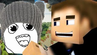 LET'S PLAY "MINECWAFT!" SQUEAKER GETS ANGRY! (Minecraft Advanced Warfare)