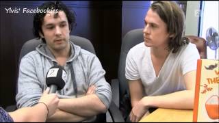 Ylvis at the book signing in LA