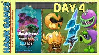 Plants vs Zombies 2 Ultimate Heroes World Day 4 (Special Delivery & Portals)