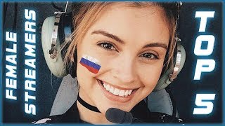 TOP 5 TWITCH. CUTE FEMALE russian streamers?