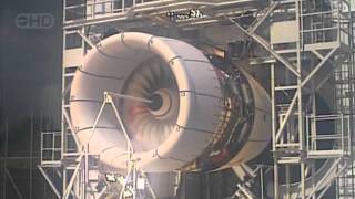 Motor Avión Explosión Airbus A380 Prueba Test (HD)
