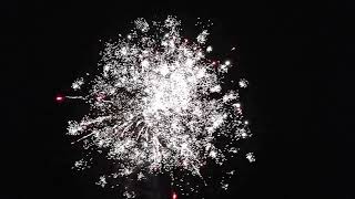 Abschlussfeuerwerk vom Testschießen am 11.5.2019 bei Röder Feuerwerk