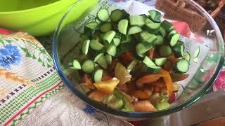 Дача / идеальный ужин / мои секреты приготовления вкусного салата