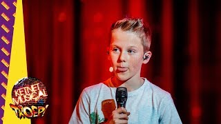 Jules en Kyllian halen hun beste grappen boven in de finale van Ketnet Musical TROEP!