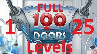100 Doors Full  - прохождение - 1 по 25 уровень (Levels 1 - 25)