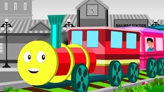 Chuk Chuk Karti Rail Chali Rhymes in Hindi | Bal Geet Hindi | Kids Tv India | Hindi Nursery Rhymes