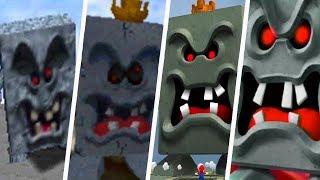 Evolution of King Whomp Bosses in Super Mario Games (1996 - 2018)