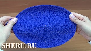 Красивое и ровное донышко для различных шапок. Урок 234