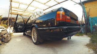 BMW e34 540i ЗВУК ПРЯМОТОЧНОГО ВЫХЛОПА ! Выхлопная готова ! #42
