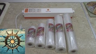 Вакууматор бытовой и вакуумные пакеты к нему из Китая. Алиэкспресс.