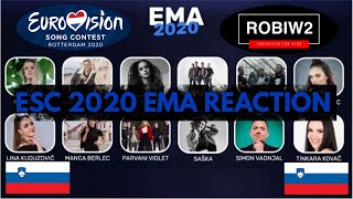 [REACTION] ESC 2020 ► Slovenia - EMA 2020